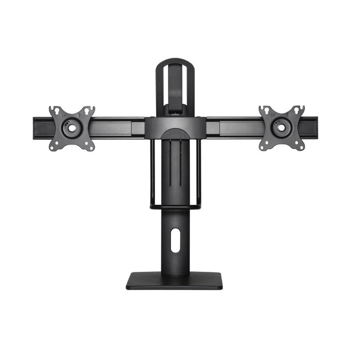 Aisens Soporte de Mesa Pro para 2 Monitores 17-27 Pulgadas, Negro